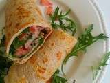 Wrap au son d’avoine… au boeuf thaïlandais et sa sauce tartare allégée