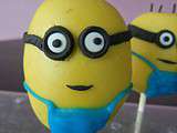 Cake pops minion + atelier anniversaire enfant