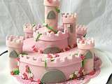 Gateau chateau de princesse { pâte à sucre } { gateau 3d }