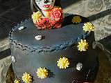 Gateau d'Halloween  The book of life   , dias de la muerte