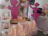 Gateau danseuse classique et sa sweet table