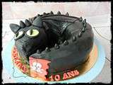 Gateau dragon en 3 d