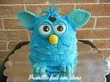 Gateau furby bleu tout chocolat