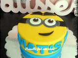 Gateau Minion 2D