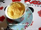 Mug cake au citron