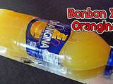 Pour faire un bonbon xxl en forme de bouteille d'orangina