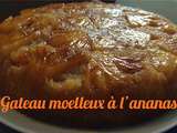 Gâteau moelleux à l’ananas caramélisé