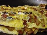 Omelette pomme de terre - aubergine