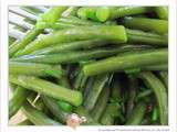 Haricots Verts et Ciboulette en Salade