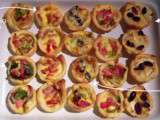 Assortiment de quiches apéritives