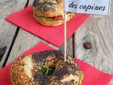 Bagel des copines (guacamole & poulet)