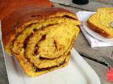 Brioche potimarron et pâte à tartiner pour le défi boulange