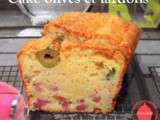 Cake aux olives vertes et aux lardons