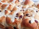 Hot cross bun - brioche de Pâques