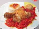 Poulet basquaise