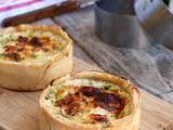 Quiches jambon & chèvre