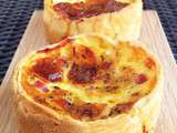 Quiches jambon & comté façon traiteur