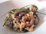 Risotto aux champignons de Paris