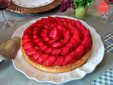 Tarte aux fraises et citron vert