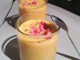 Velouté de maïs et petits lardons dorés