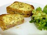 Croque-monsieur amélioré au livarot