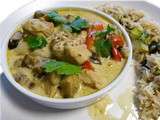 Poulet au curry vert