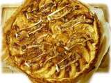 Tarte fine pommes et camembert