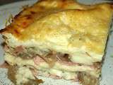 Lasagnes de crepes endives jambon