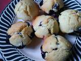 Muffins aux myrtilles