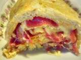 Omelette roulee facon tartiflette