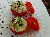 Tomates farcies au crabe et aux oeufs durs