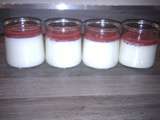 Panna cotta aux fraises