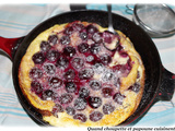 Clafoutis aux cerises a la poêle