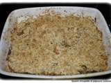 Crumble de sardines aux pommes de terre et aux carottes