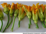 Fleurs de courgettes farcies