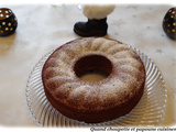 Gâteau au yaourt et au chocolat noir