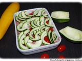 Gratin de courgettes du jardin et chair a saucisse