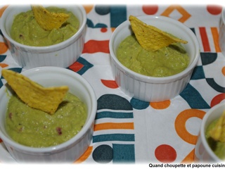 Guacamole de petits pois