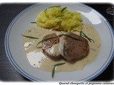 Medaillons de veau a la creme d'estragon