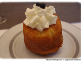 Mini savarin au rhum et chantilly