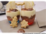 Mousse de poire a la confiture de châtaigne