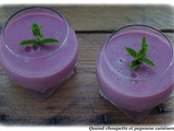 Panna cotta a la violette