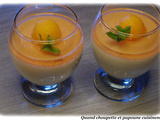 Panna cotta au sirop de melon