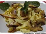 Pappardelle aux cepes