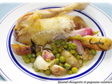 Poulet rôti aux legumes de printemps