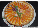 Tarte abricots a la lavande