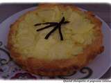 Tarte fine a l'ananas, a la vanille parfumee et au gingembre