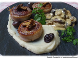 Tournedos de sanglier, champignons et puree pommes/celeri