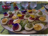 Trio d'oeufs mimosa