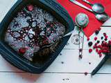 Fondant chocolat en papillote, aux fruits rouges